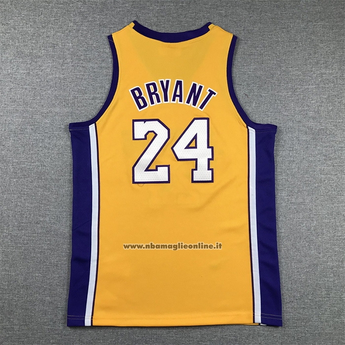 Maglia Bambino Los Angeles Lakers Kobe Bryant #24 Mitchell & Ness 2008-09 Giallo